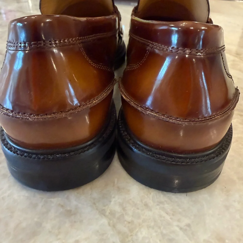 COLE HAAN Brown Leather Loafers for Men - Picture 6 of 6